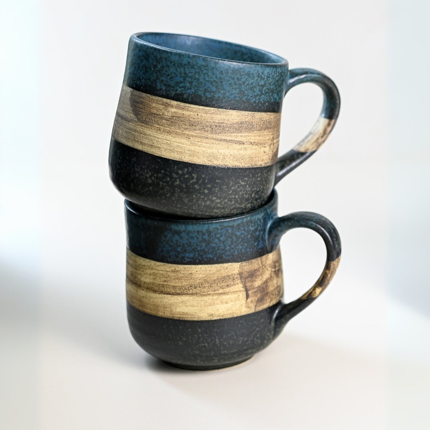 Aprika Life Handcrafted Mino Ware Ceramic Mug from Japan, 8 oz (240 ml)