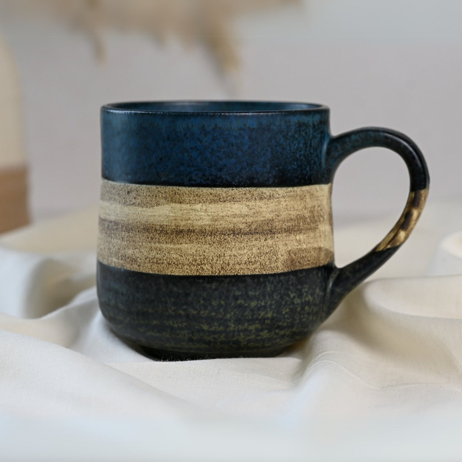 Aprika Life Handcrafted Mino Ware Ceramic Mug from Japan, 8 oz (240 ml)