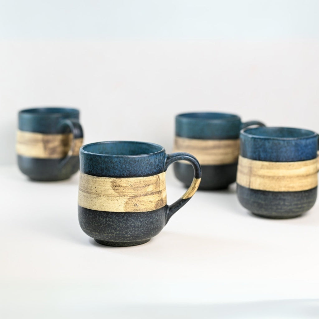 Aprika Life Handcrafted Mino Ware Ceramic Mug from Japan, 8 oz (240 ml)