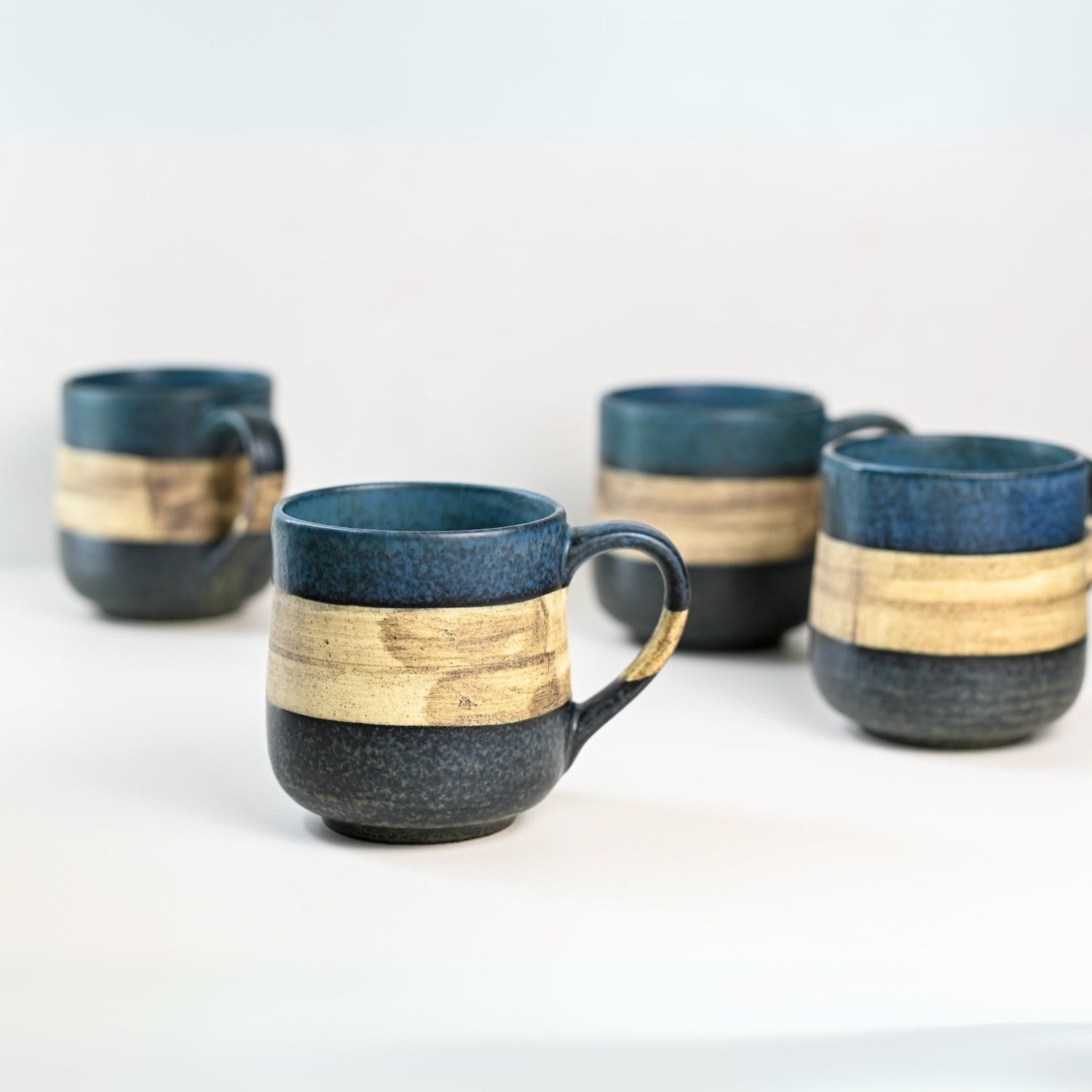 Aprika Life Handcrafted Mino Ware Ceramic Mug from Japan, 8 oz (240 ml)