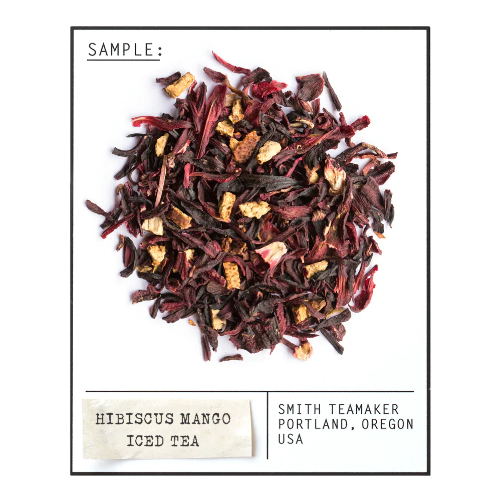 Smith Teamaker HIBISCUS MANGO ICED TEA NO. 42 (10 1QT SACHETS) Herbal Tea