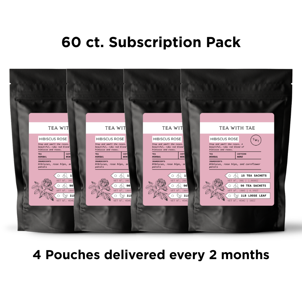 Tea with Tae Hibiscus Rose Pouch