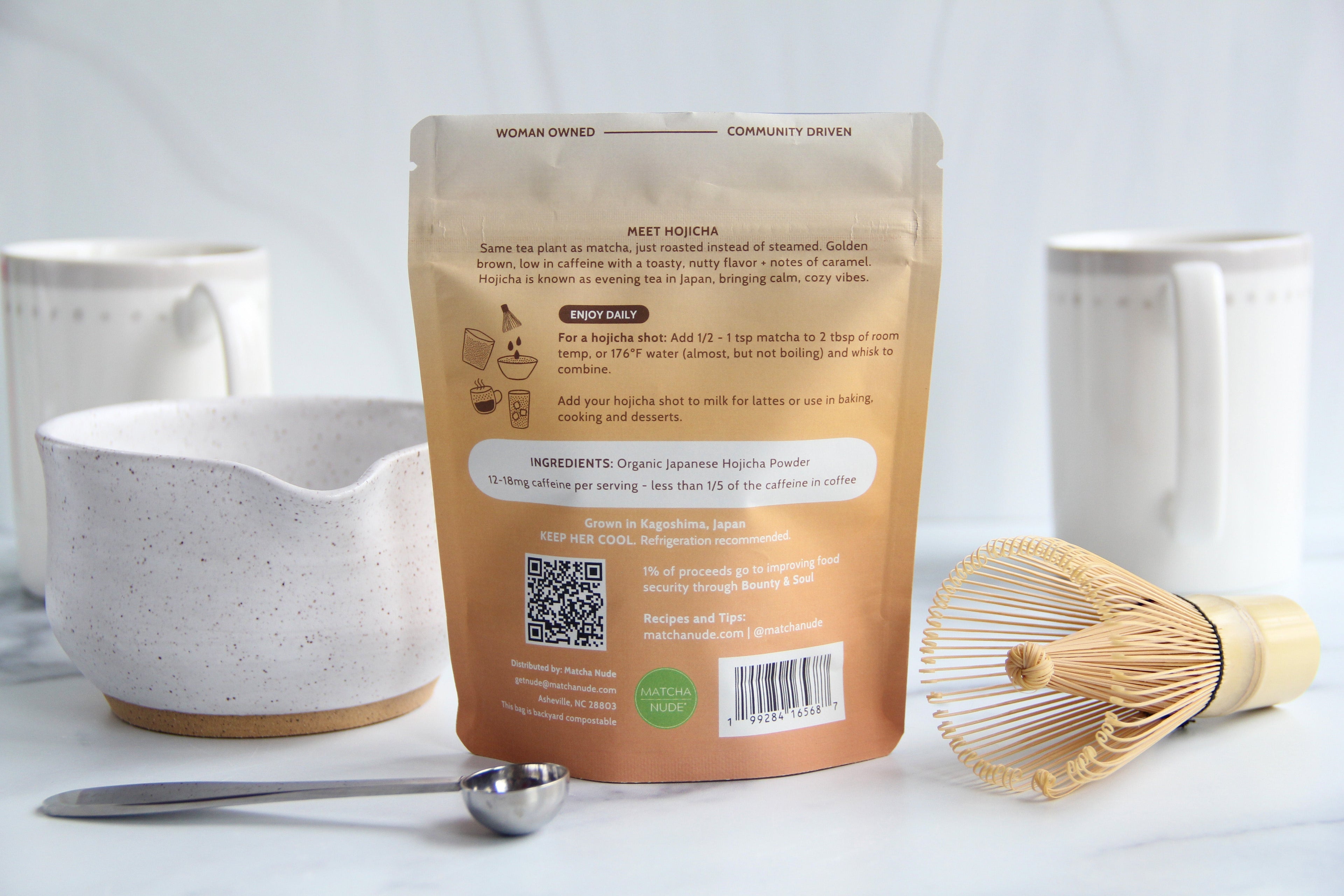 Matcha Nude Organic Hojicha Roasted Green Tea – 50g