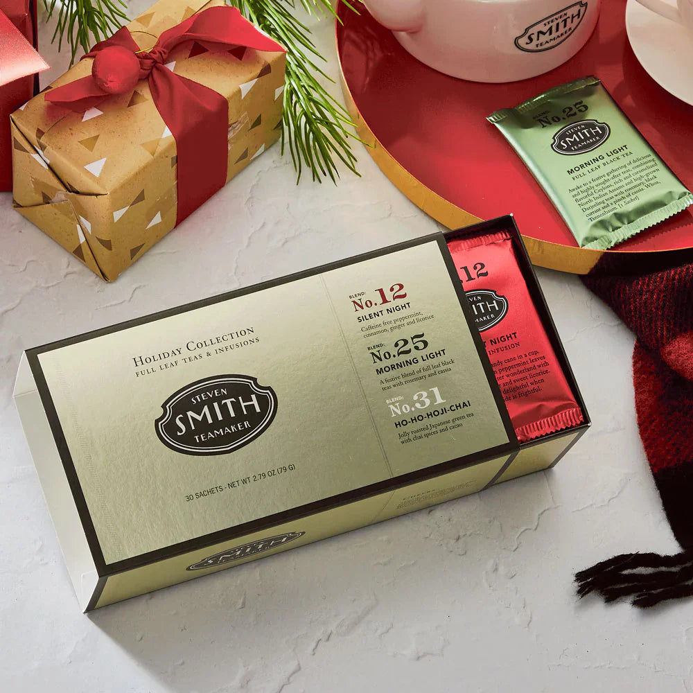 Smith Teamaker HOLIDAY ASSORTMENT GIFT BOX (30 TEA BAGS, ASSORTED)