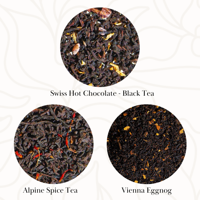 Culinary Teas Holiday Trio Tea Sampler Gift Set Herbal Tea