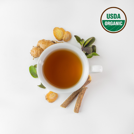 AyurSome Wellness Deconges Tea | Organic Holy Basil Tea Blend Herbal Tea