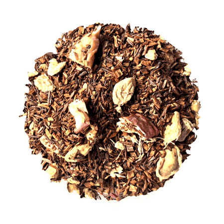 Beach House Hood River Rooibos Tea package featuring organic rooibos, ginger root, and Honeycrisp apples for winter comfort.