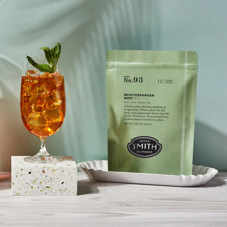 Smith Teamaker MEDITERRANEAN MINT ICED TEA NO. 93 (10 1QT SACHETS) Green Tea