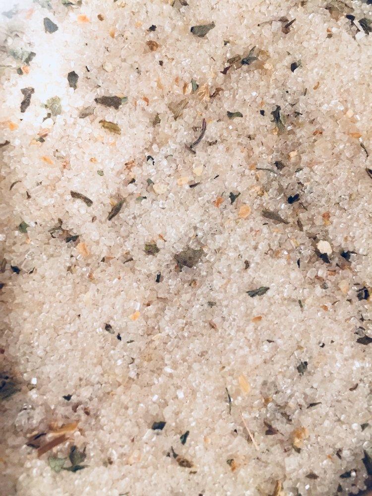 Beach House Lime Basil infused artisan culinary sugar Tea