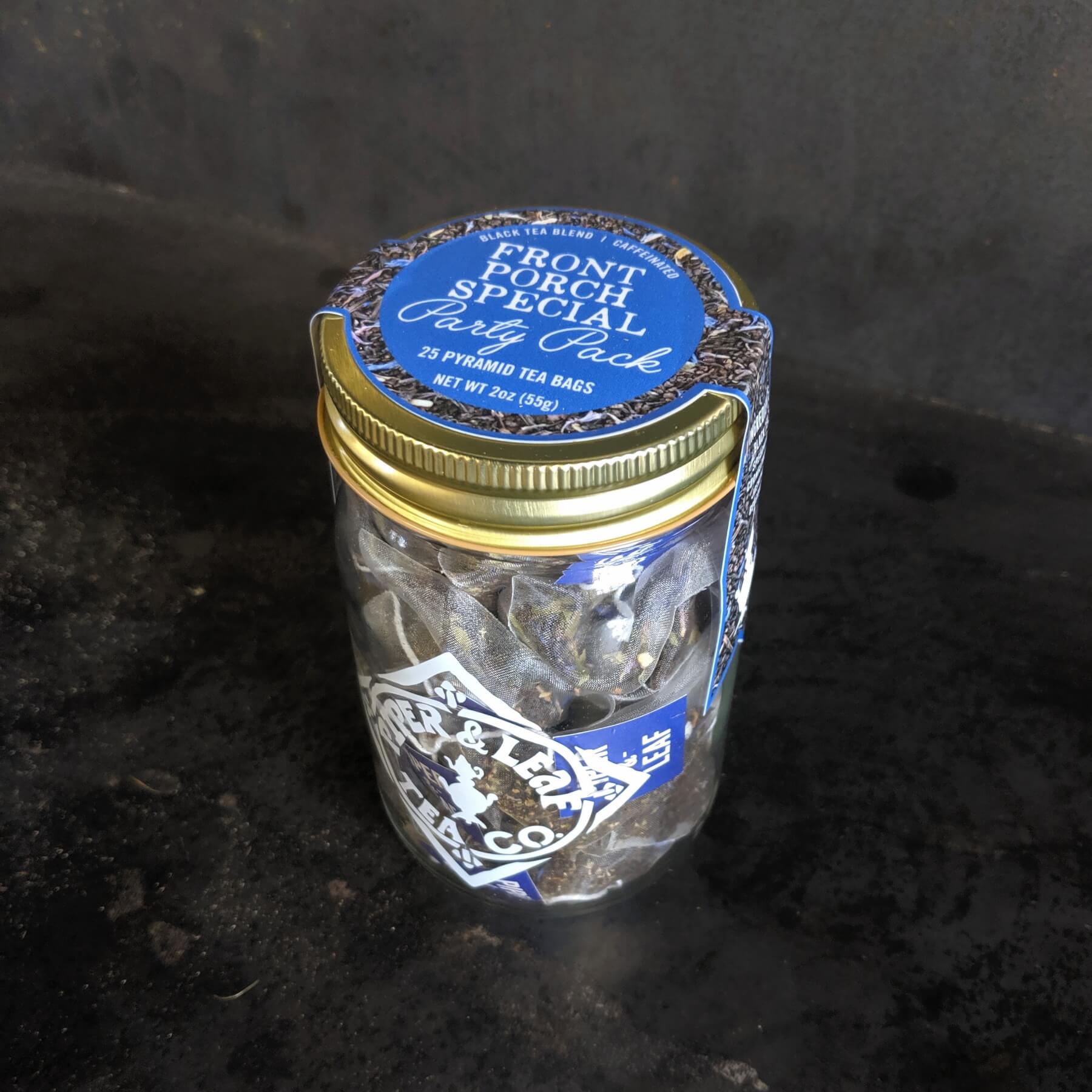 Piper and Leaf Front Porch Special Party Pack 25 Sachets in Pint Jar