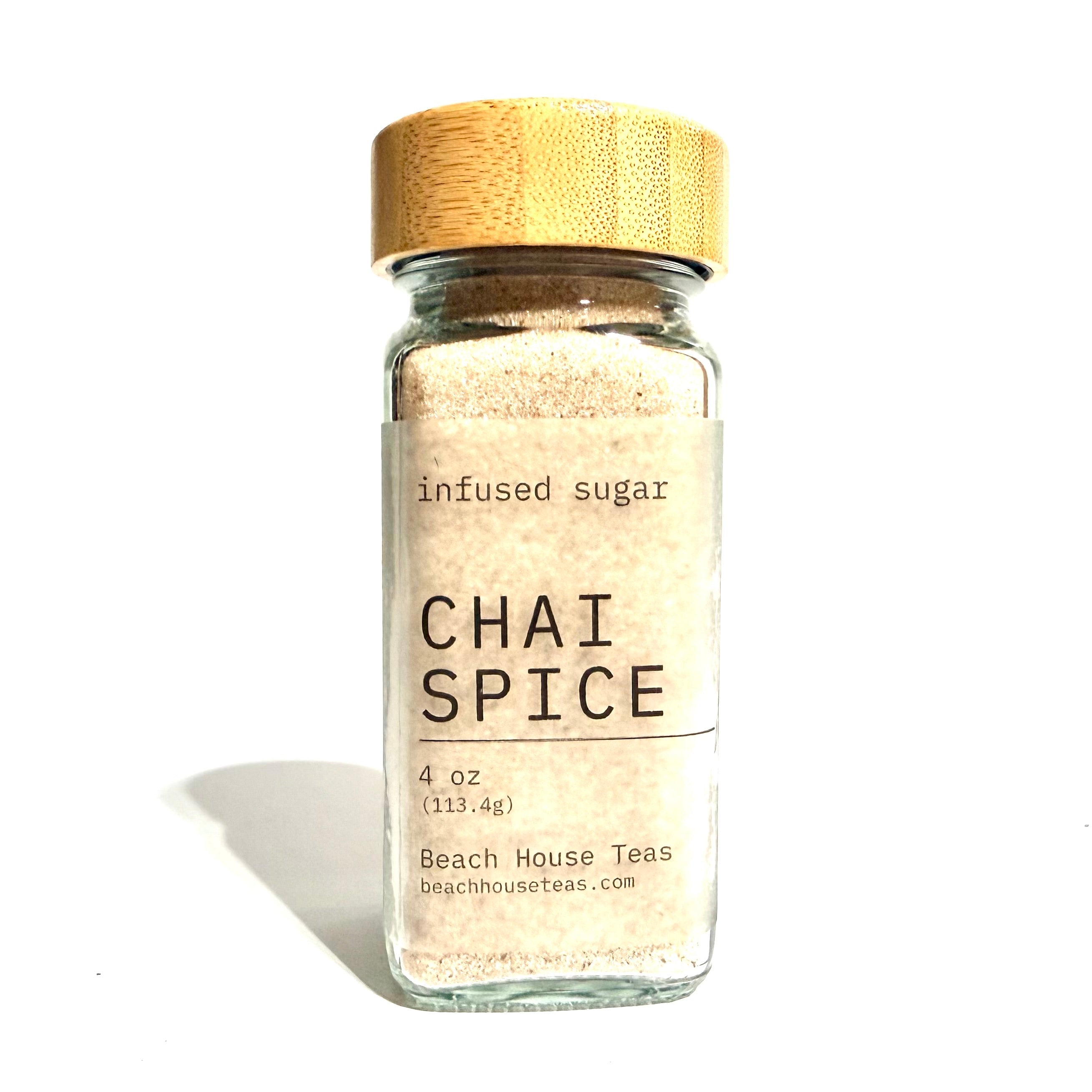 Beach House Chai Spices infused artisan culinary sugar