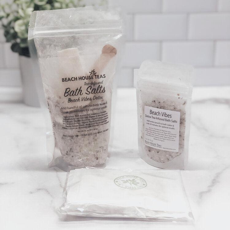 Beach Vibes Detox Tea-Infused Bath Salts Herbal Tea