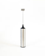Teappo Simple Whisk, a USB-rechargeable electric whisk with stainless steel design and interchangeable heads for versatile beverage mixing.