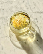 The Qi Glass cups & saucers (2)