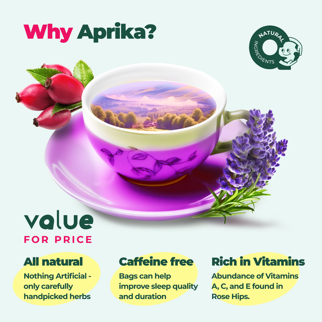 Aprika Life Immune System Support Herbal Tea, 60 Bags
