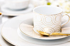 CASANOI Infinity Tea Cup + Saucer (Set of 4)