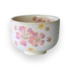Aprika Life Japanese Pink Sakura Ceramic Matcha Bowl