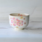 Aprika Life Japanese Pink Sakura Ceramic Matcha Bowl