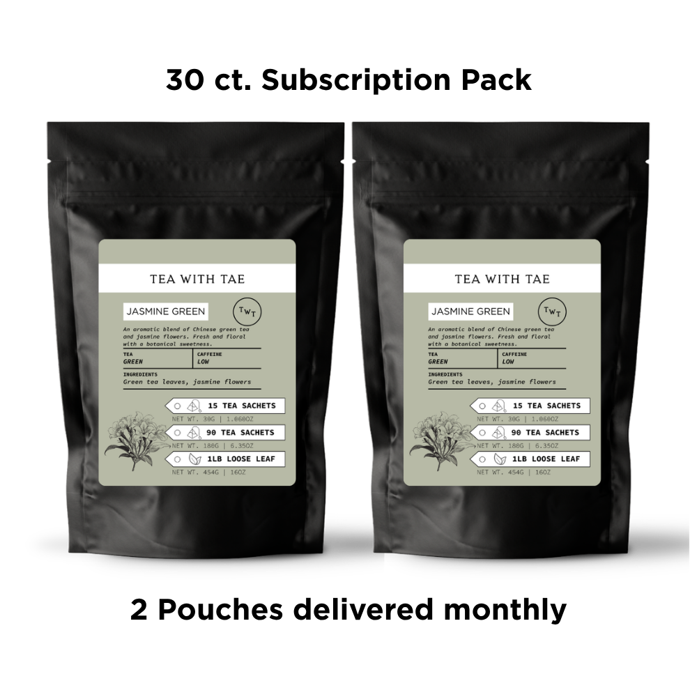 Tea with Tae Jasmine Green Tea Pouch
