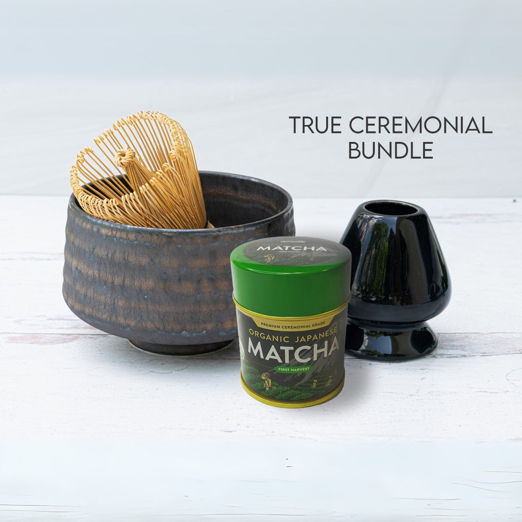 Aprika Life Kaneni Gold Crystal Ceramic Matcha Bowl