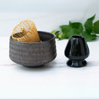 Aprika Life Kaneni Gold Crystal Ceramic Matcha Bowl