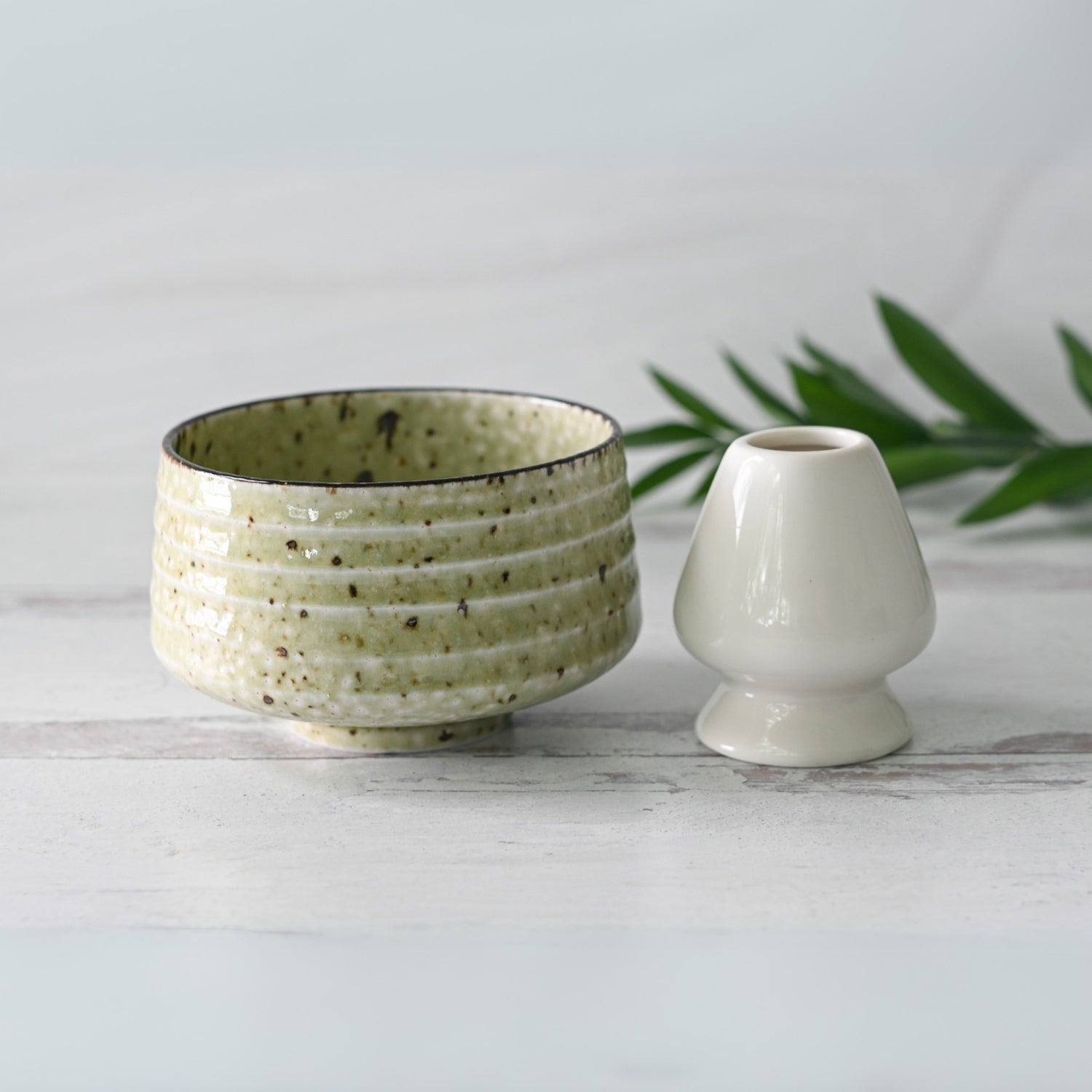 Aprika Life Kaneni White Ceramic Matcha Bowl