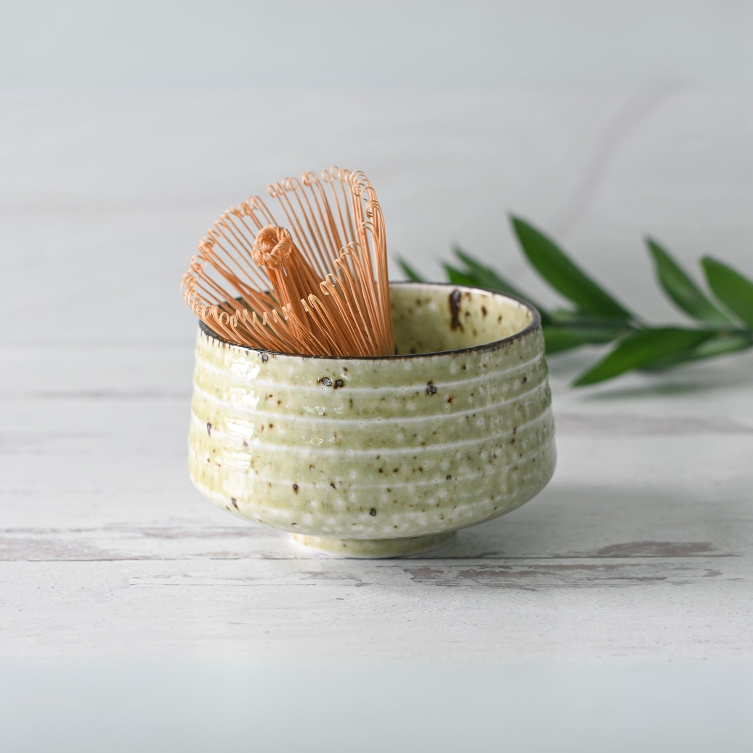 Aprika Life Kaneni White Ceramic Matcha Bowl