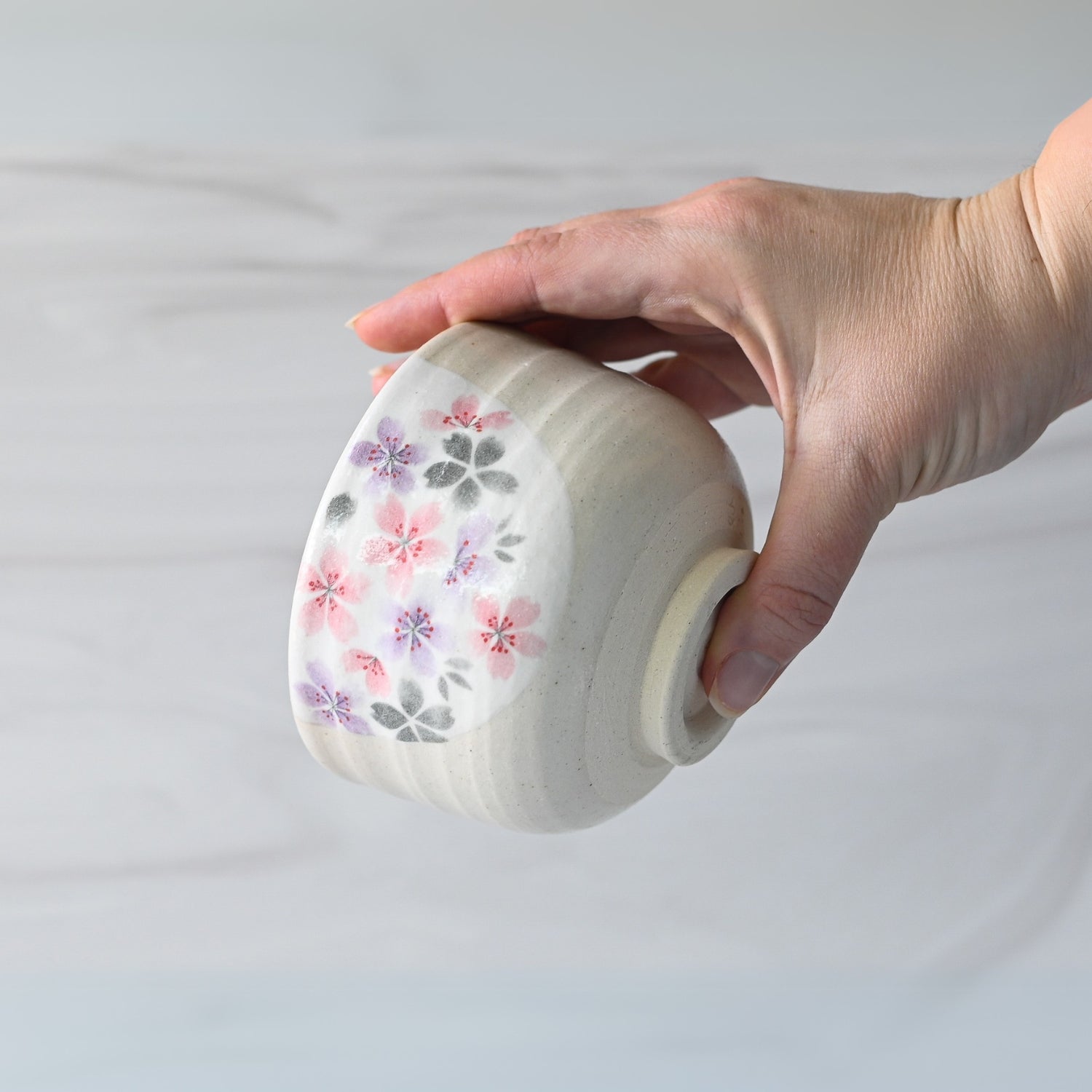Aprika Life Kohiki Pink Sakura Ceramic Matcha Bowl