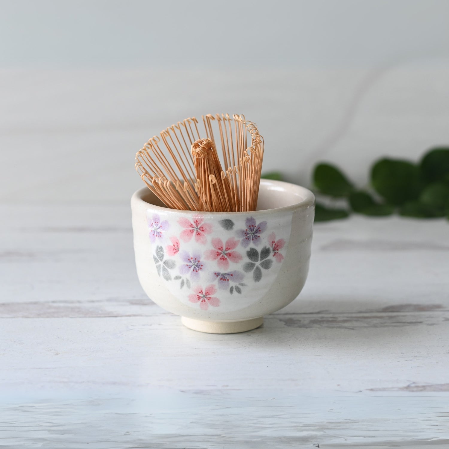 Aprika Life Kohiki Pink Sakura Ceramic Matcha Bowl