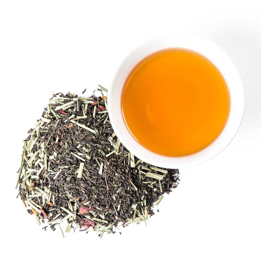Piper and Leaf Lemon Berry Blush Muslin Bag of Loose Leaf Tea - 15 Servings