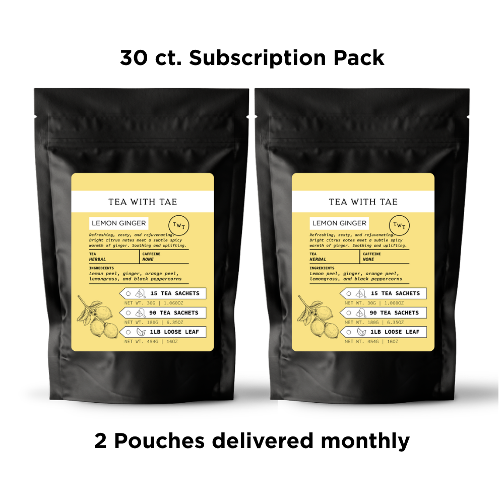 Tea with Tae Lemon Ginger Pouch
