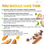 FreshDrinkUS Turmeric Ginger Cinnamon Tea Bags
