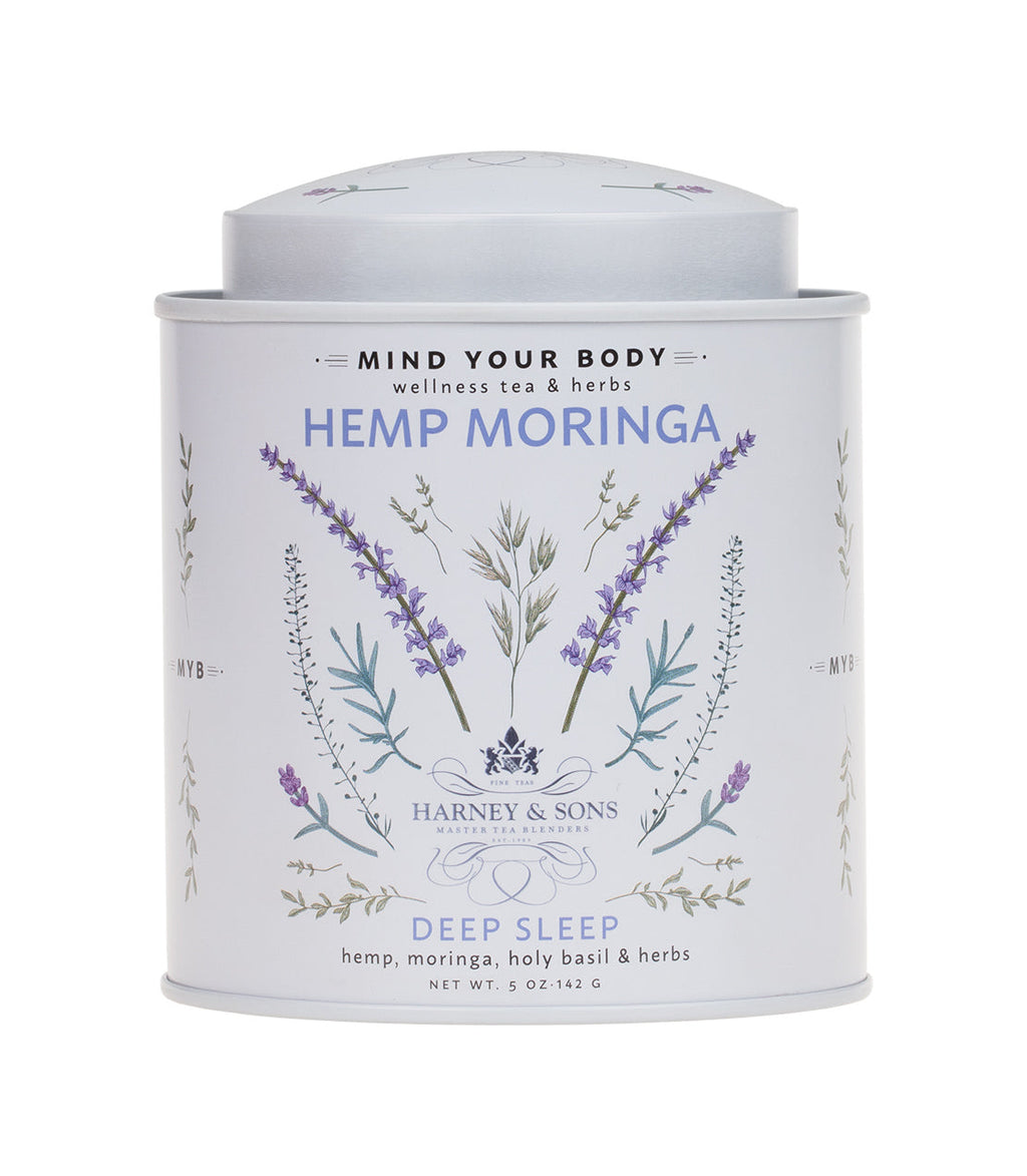Harney & Sons Hemp Moringa – Deep Sleep Wellness Blend Herbal Tea