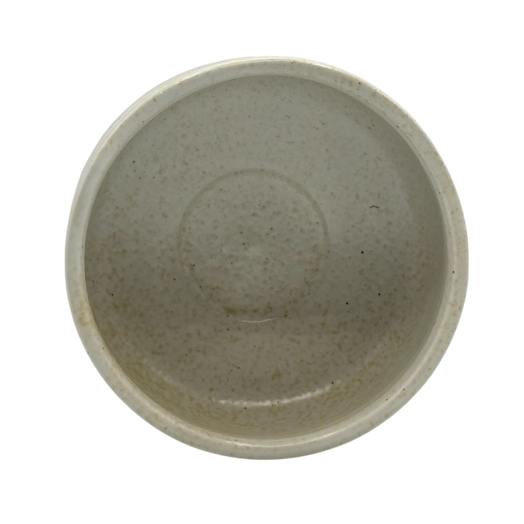 Inoue Tea Kohiki Shiro White Mino-yaki Chawan - Japanese Matcha Bowl, featuring a traditional ceramic design.