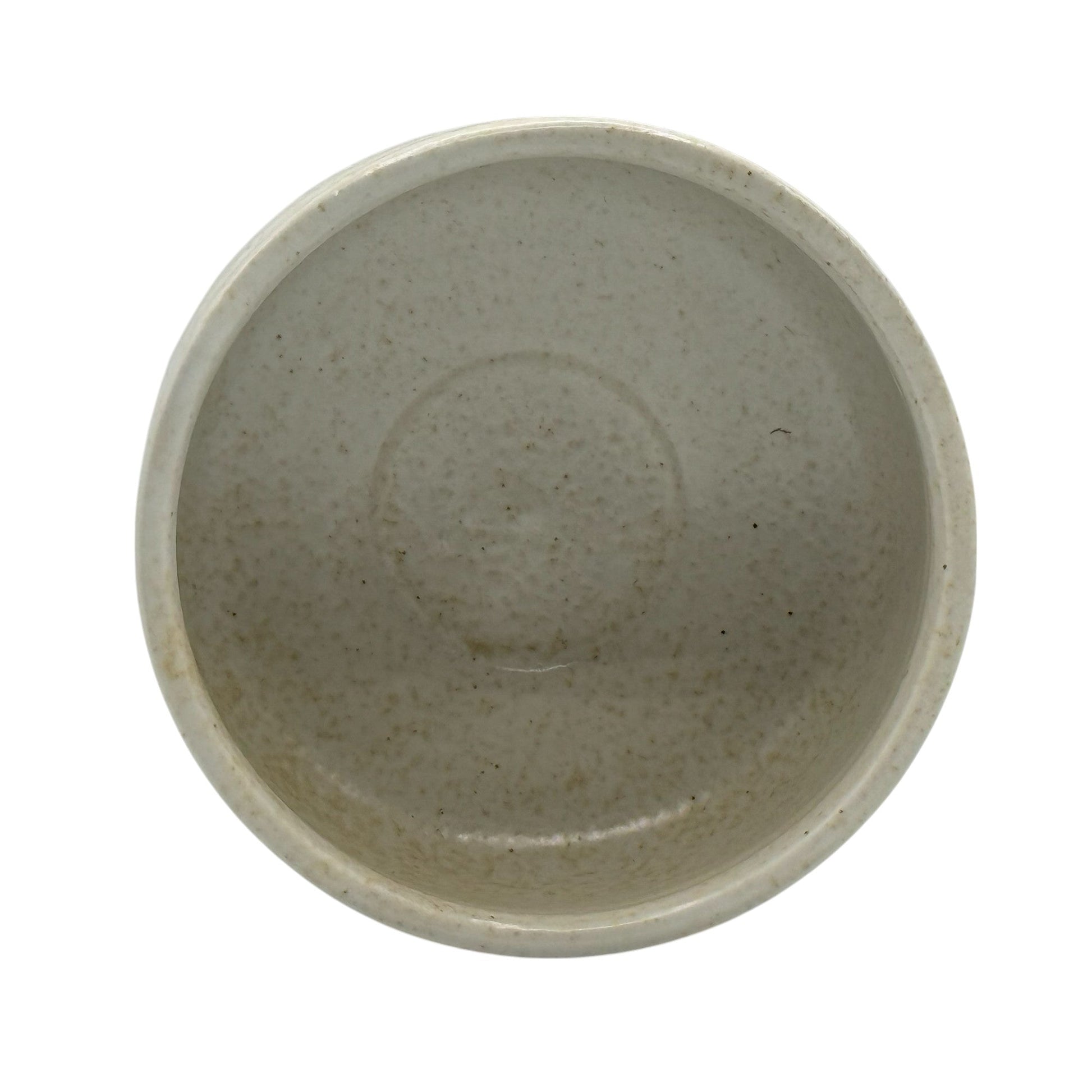 Inoue Tea Kohiki Shiro White Mino-yaki Chawan - Japanese Matcha Bowl