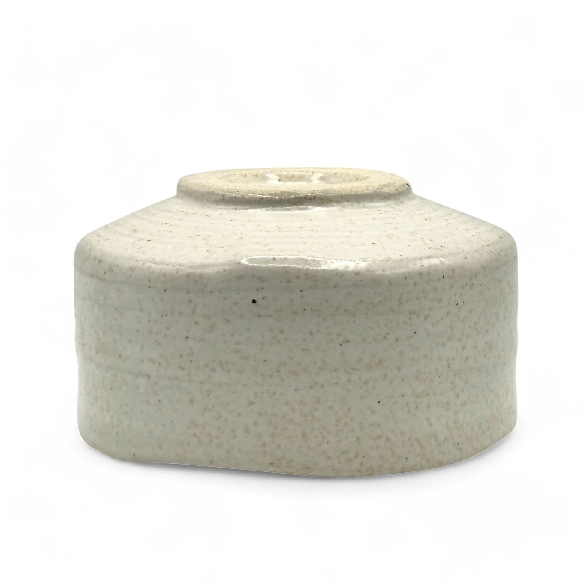 Inoue Tea Kohiki Shiro White Mino-yaki Chawan - Japanese Matcha Bowl