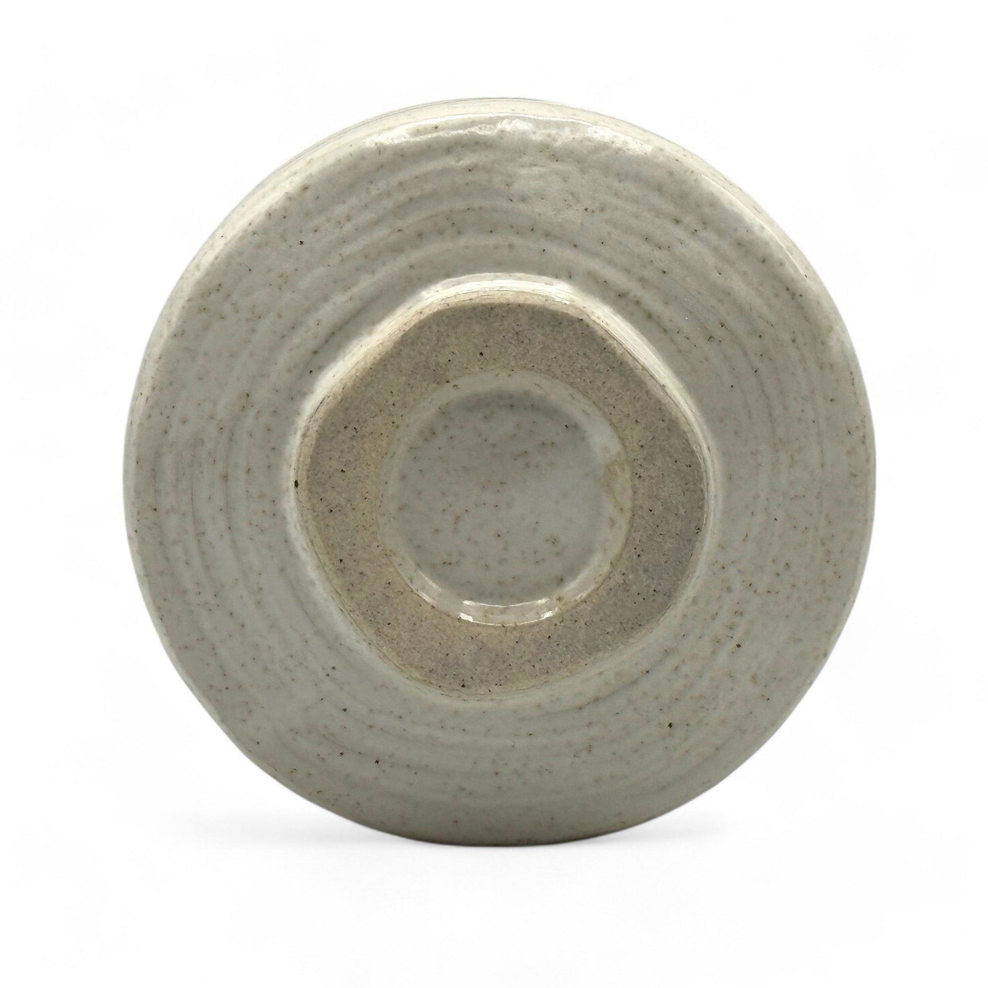 Inoue Tea Kohiki Shiro White Mino-yaki Chawan - Japanese Matcha Bowl