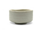Inoue Tea Kohiki Shiro White Mino-yaki Chawan - Japanese Matcha Bowl, ceramic matcha bowl with a white glaze.