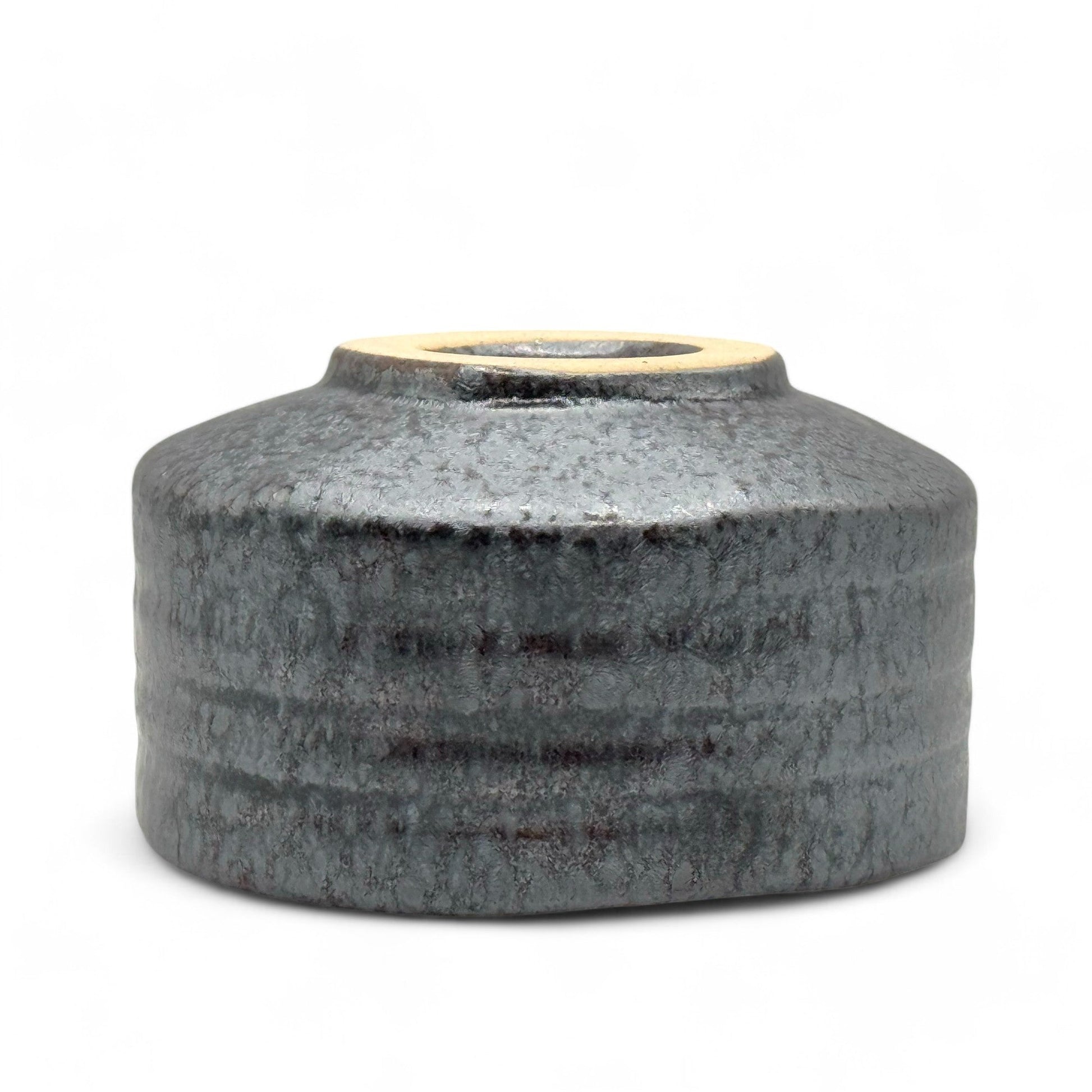 Inoue Tea Kabura Gray Mino-yaki Chawan - Japanese Matcha Bowl
