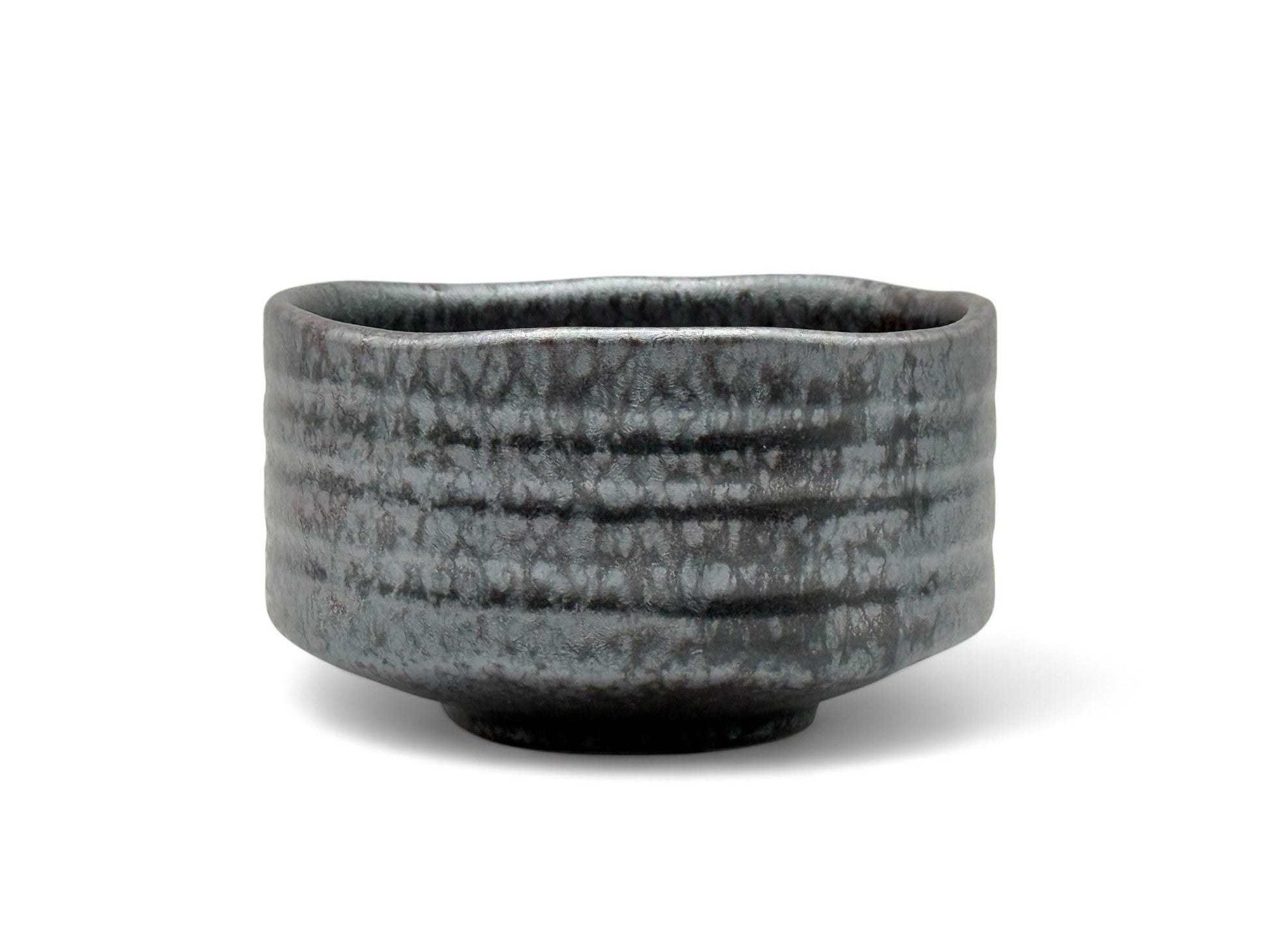 Inoue Tea Kabura Gray Mino-yaki Chawan - Japanese Matcha Bowl