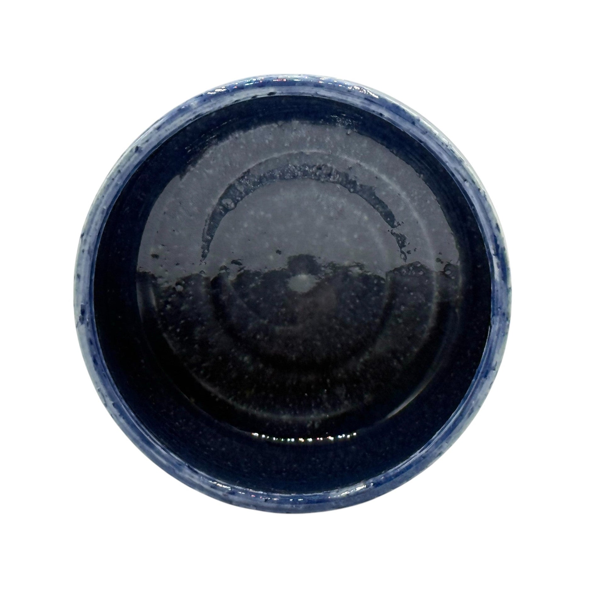 Inoue Tea Ranyu Blue Mino-yaki Chawan - Japanese Matcha Bowl