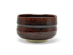 Inoue Akaraku Red Mino-yaki Chawan - Japanese Matcha Bowl