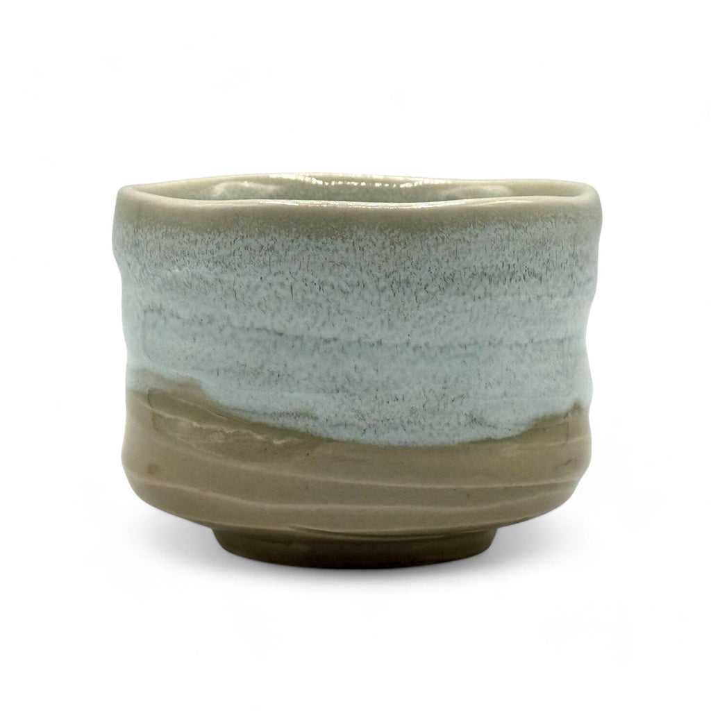 Inoue Hagikaze Cream White Mino-yaki Chawan - Japanese Mini Matcha Bowl