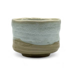 Inoue Hagikaze Cream White Mino-yaki Chawan - Japanese Mini Matcha Bowl