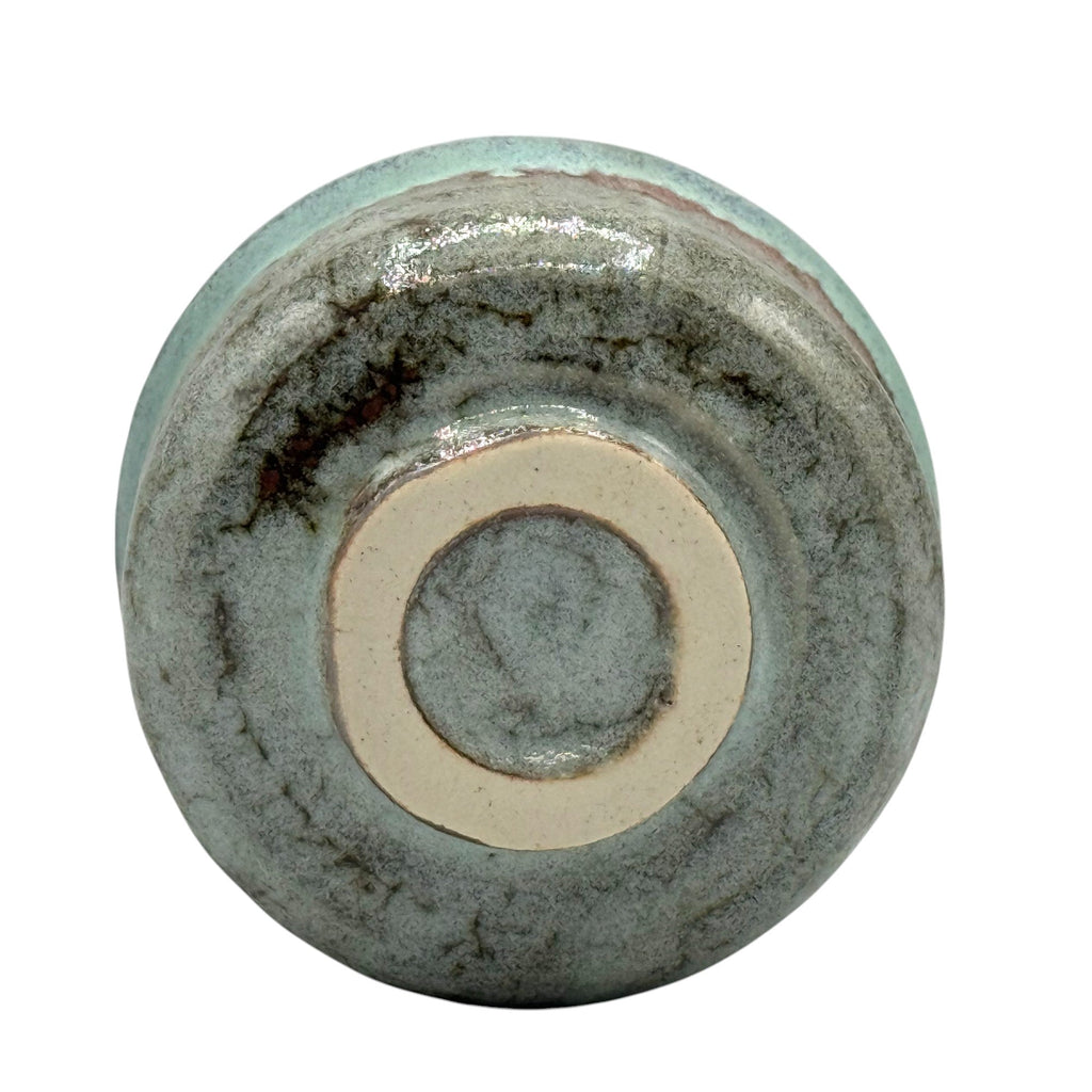 Inoue Ao Tabi Gray Mino-yaki Chawan - Japanese Mini Matcha Bowl Tea