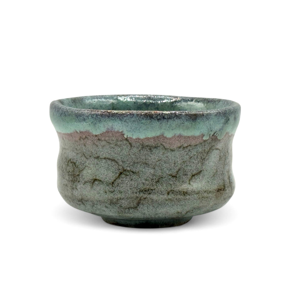Inoue Ao Tabi Gray Mino-yaki Chawan - Japanese Mini Matcha Bowl Tea