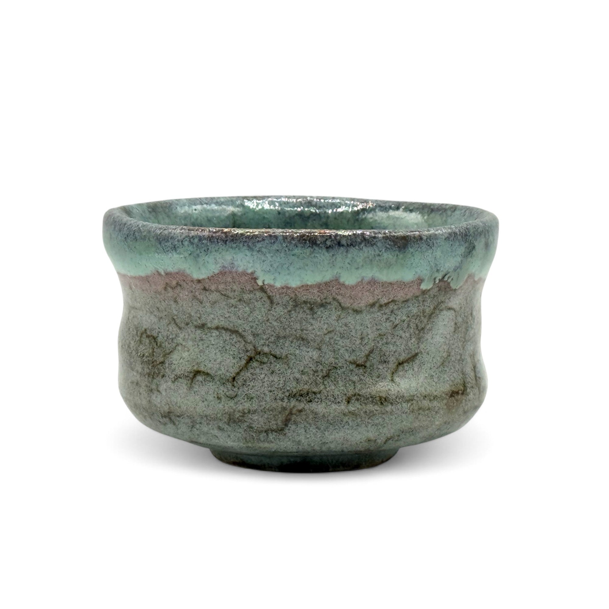 Inoue Ao Tabi Gray Mino-yaki Chawan - Japanese Mini Matcha Bowl Tea