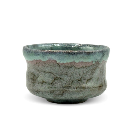 Inoue Ao Tabi Gray Mino-yaki Chawan - Japanese Mini Matcha Bowl Tea