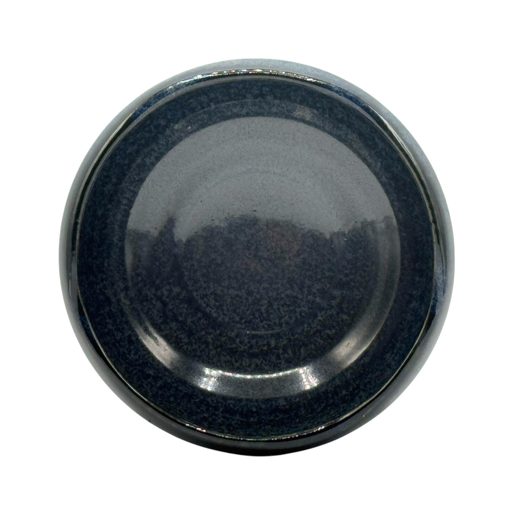 Inoue Yohen Midnight Blue Mino-yaki Chawan - Japanese Matcha Bowl