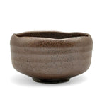Inoue Tea Nanban Brown Mino-yaki Chawan - Japanese Matcha Bowl, a traditional ceramic bowl for serving matcha tea.